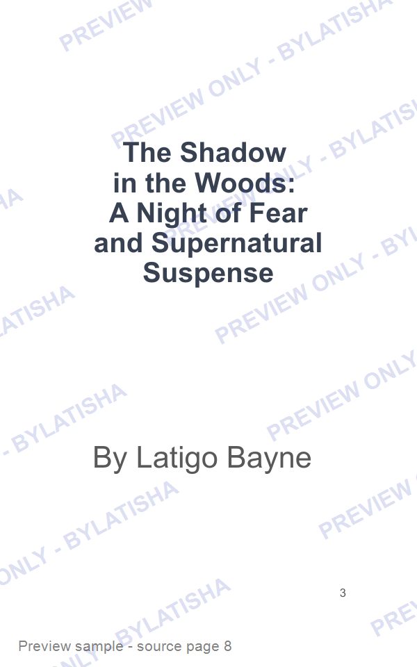 Tales of Haunting from Latigo Bayne: Volume 3 preview sample