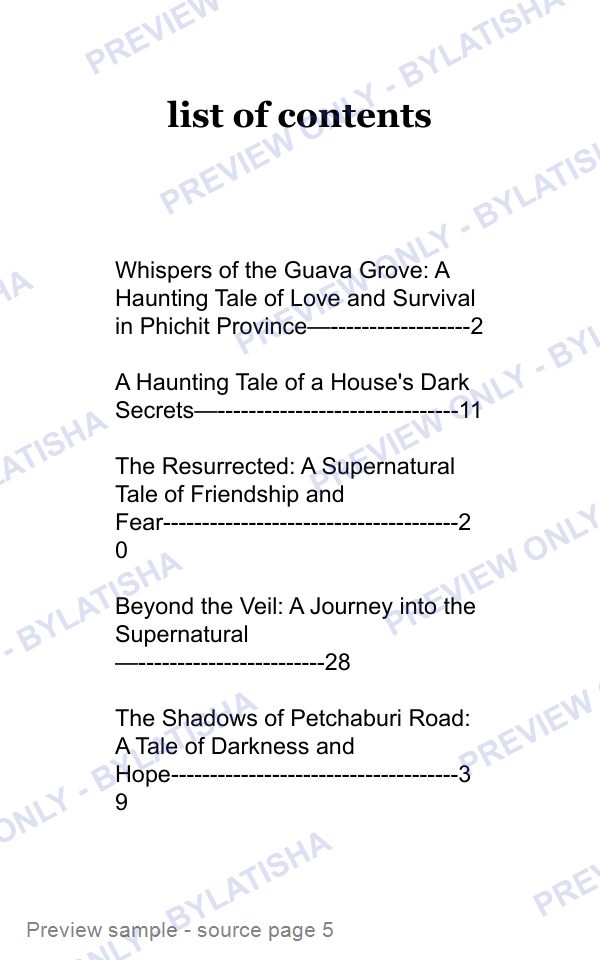 Tales of Haunting from Latigo Bayne: Volume 4 preview sample