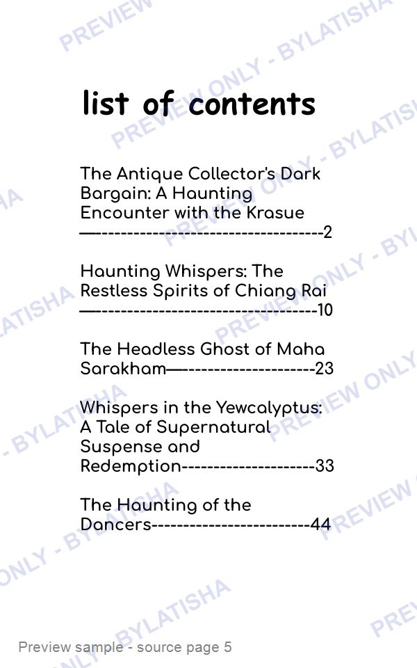 Tales of Haunting from Latigo Bayne: Volume 5 preview sample