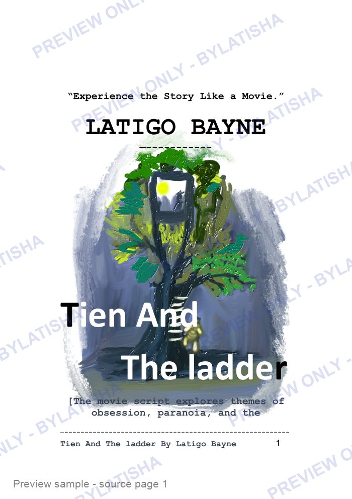 Tien And The ladder: Screenplay E-Book Edition preview sample