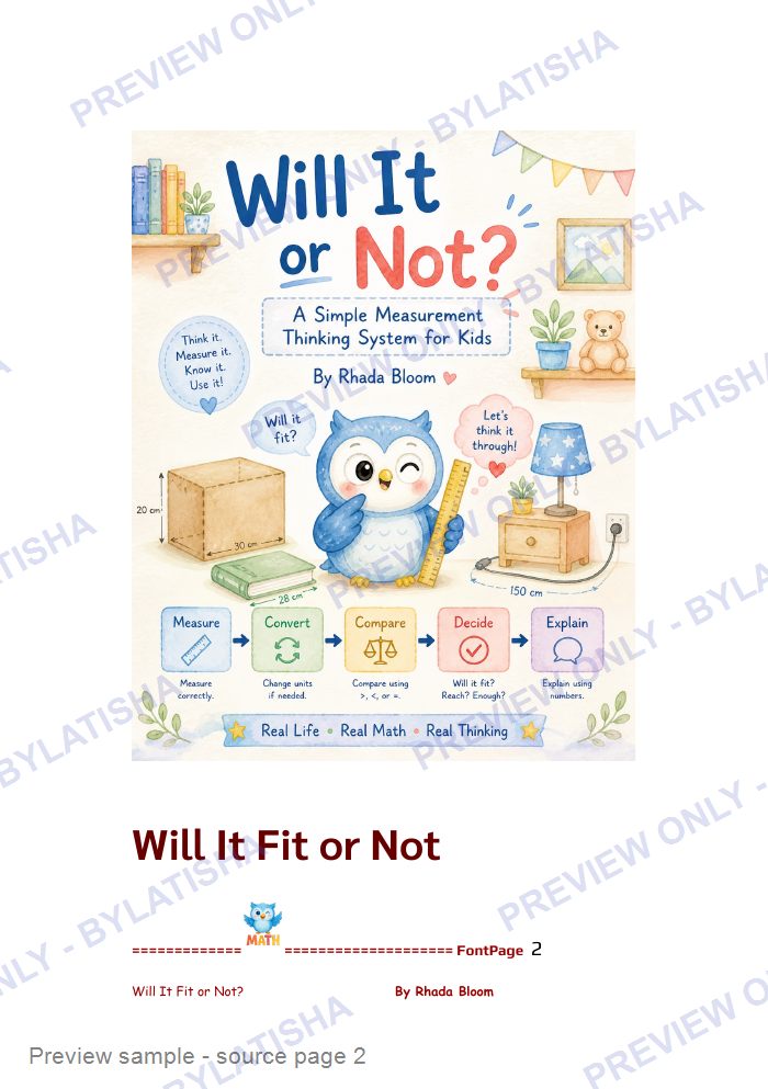 Will It Fit or Not preview sample