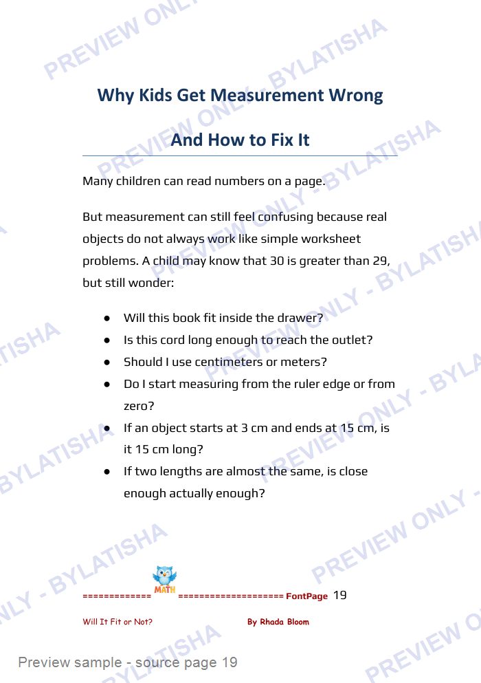 Will It Fit or Not preview sample