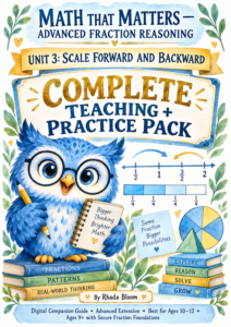 Math That Matters — Advanced Fraction Reasoning Unit 3: Scale Forward and Backward